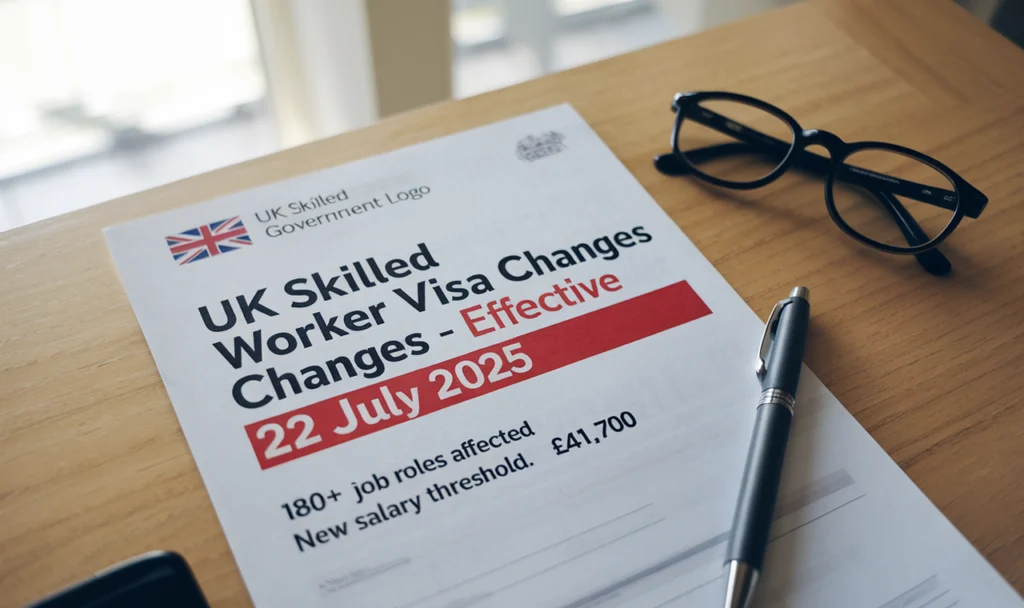 UK Skilled Worker Visa changes: 180+ jobs cut, higher salary limits