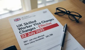 UK Skilled Worker Visa changes: 180+ jobs cut, higher salary limits 